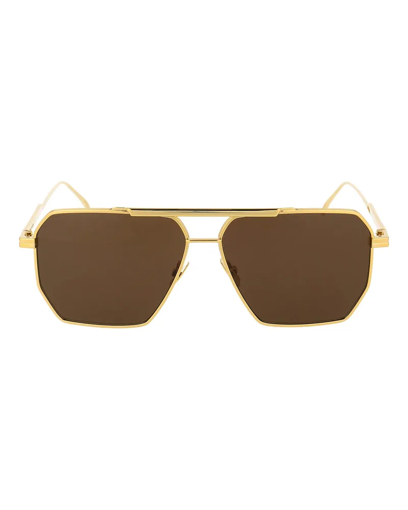 Bottega Veneta Sonnenbrille - Gold Gold
