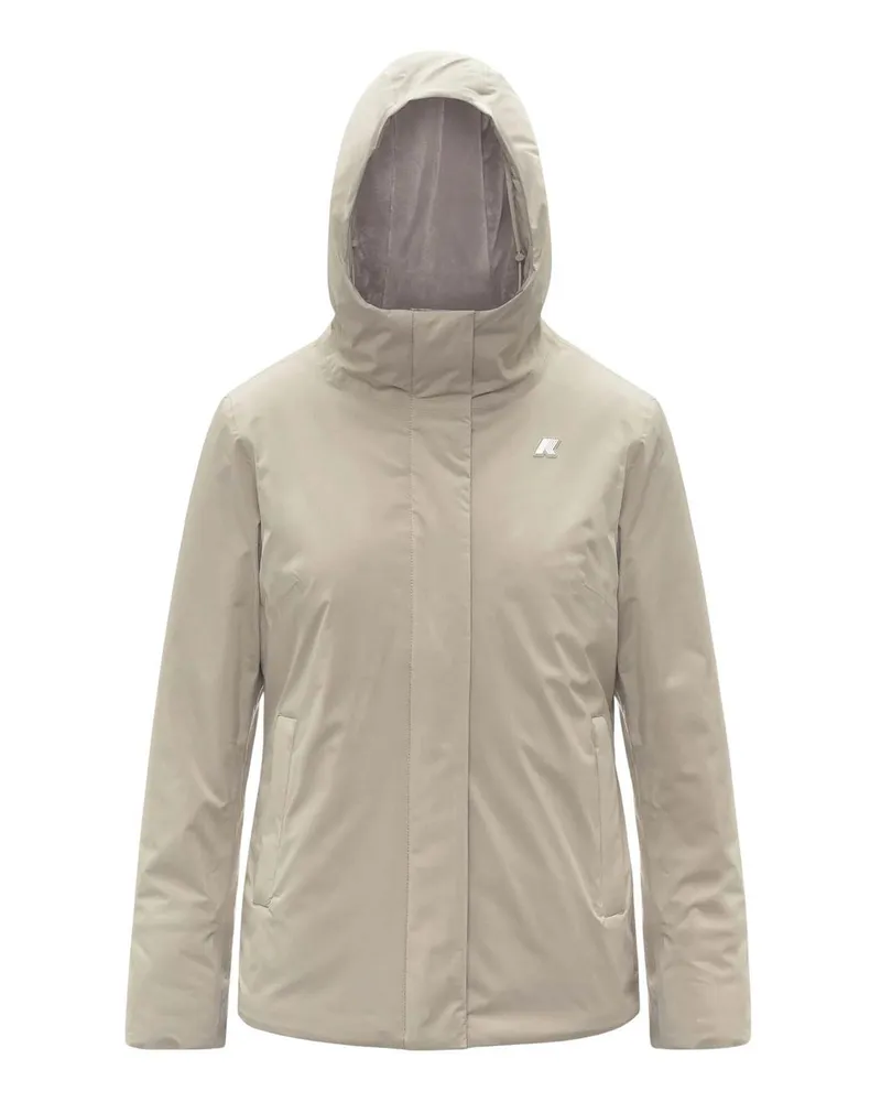 K-Way Knielanger Mantel - Beige Beige
