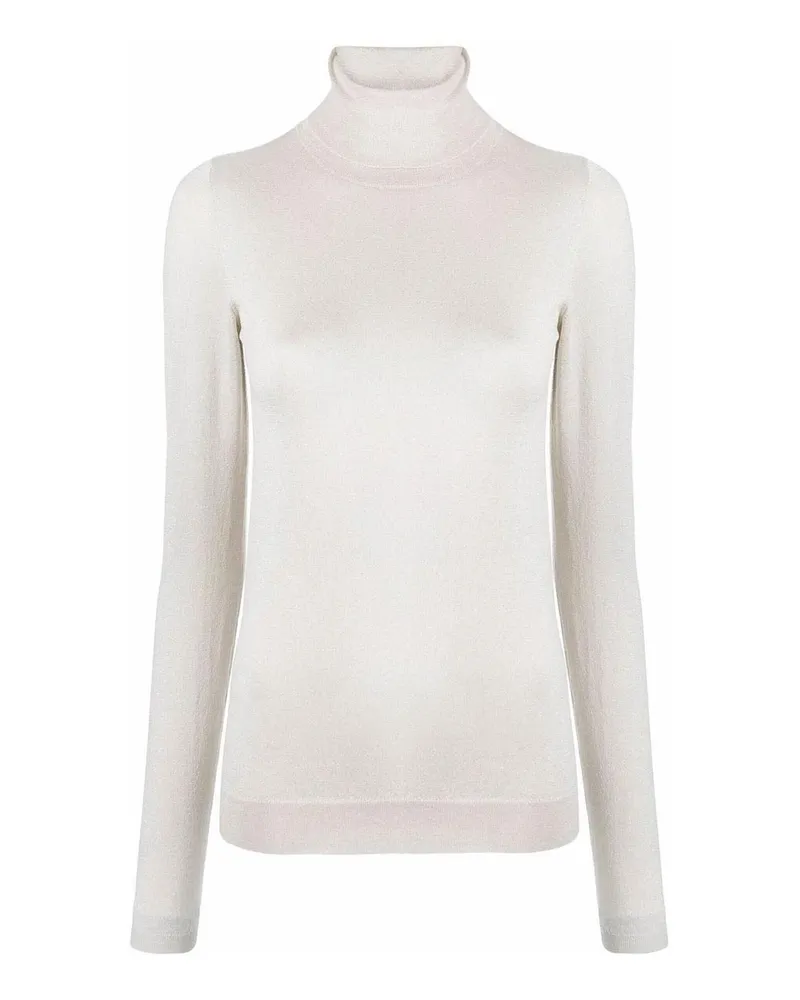 Brunello Cucinelli Rollkragenpullover - Weiß Weiß