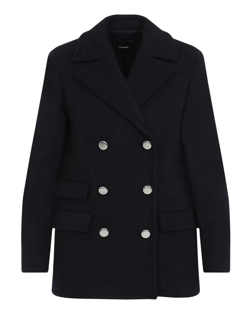 Theory Kurzer Mantel - Blau Blau
