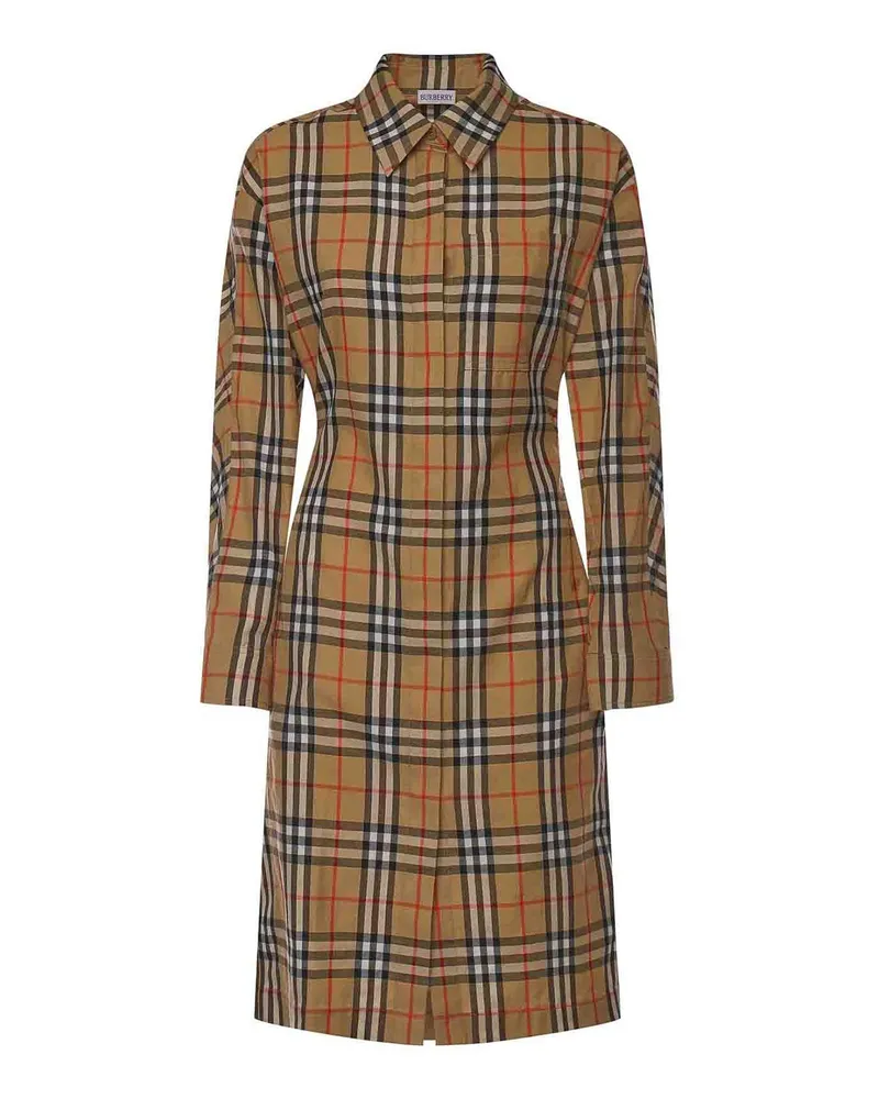 Burberry Knielanges Kleid - Beige Beige