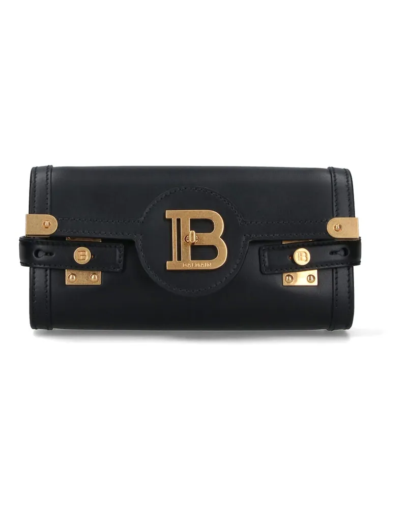 Balmain Clutch - Schwarz Schwarz