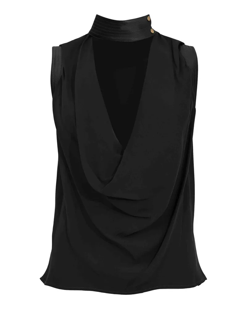 Elisabetta Franchi Top - Schwarz Schwarz