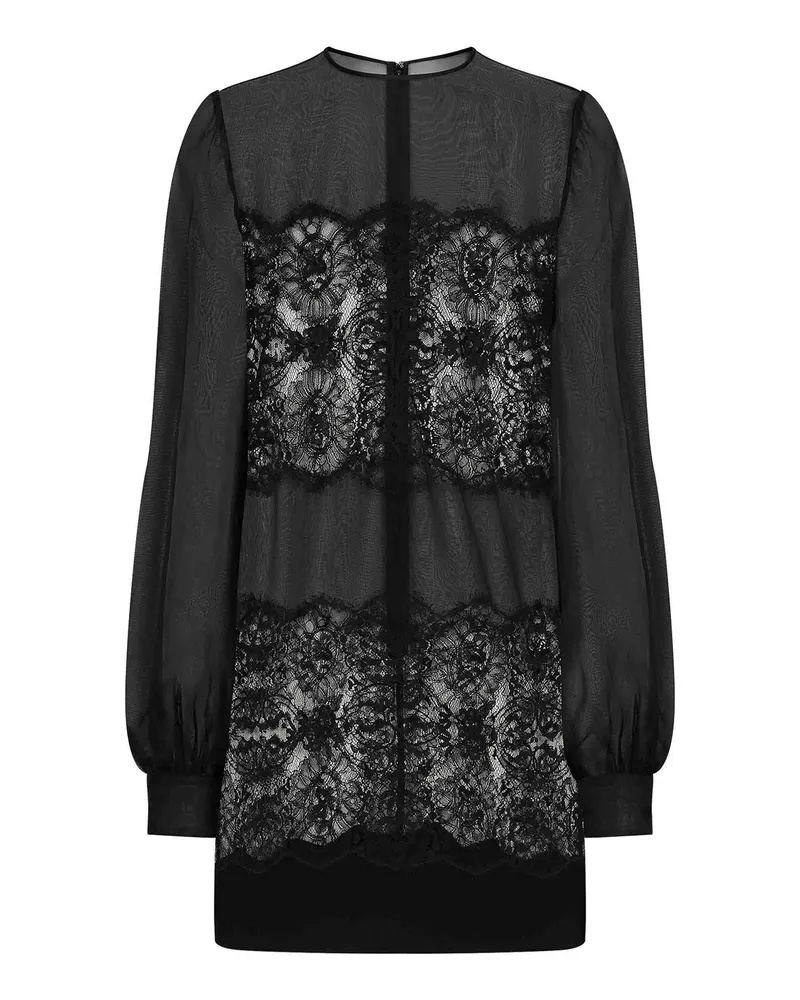 Dolce & Gabbana Kurzes Kleid - Schwarz Schwarz