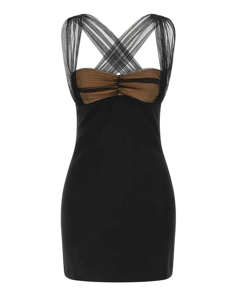 Nensi Dojaka Kurzes Kleid - Schwarz Schwarz