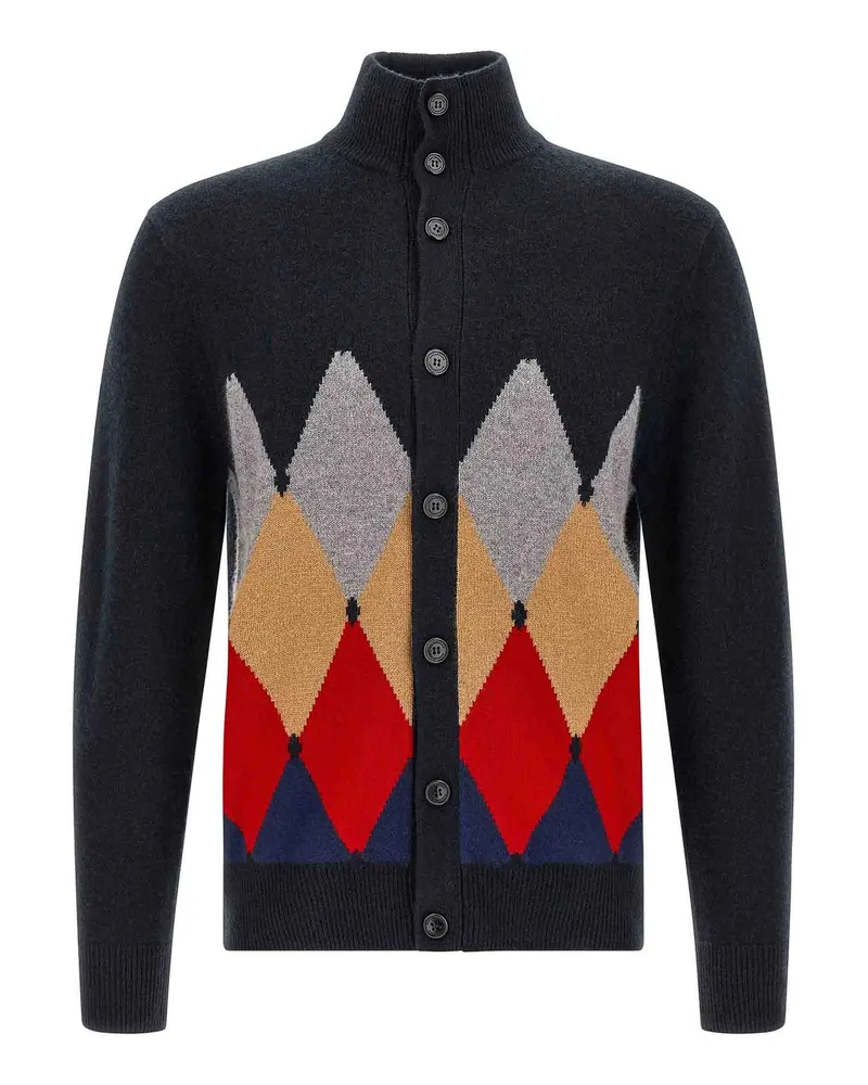 Ballantyne Cardigan - Blau Blau