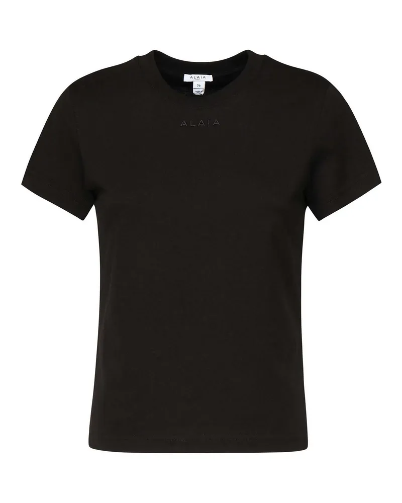 Alaïa T-Shirt - Schwarz Schwarz