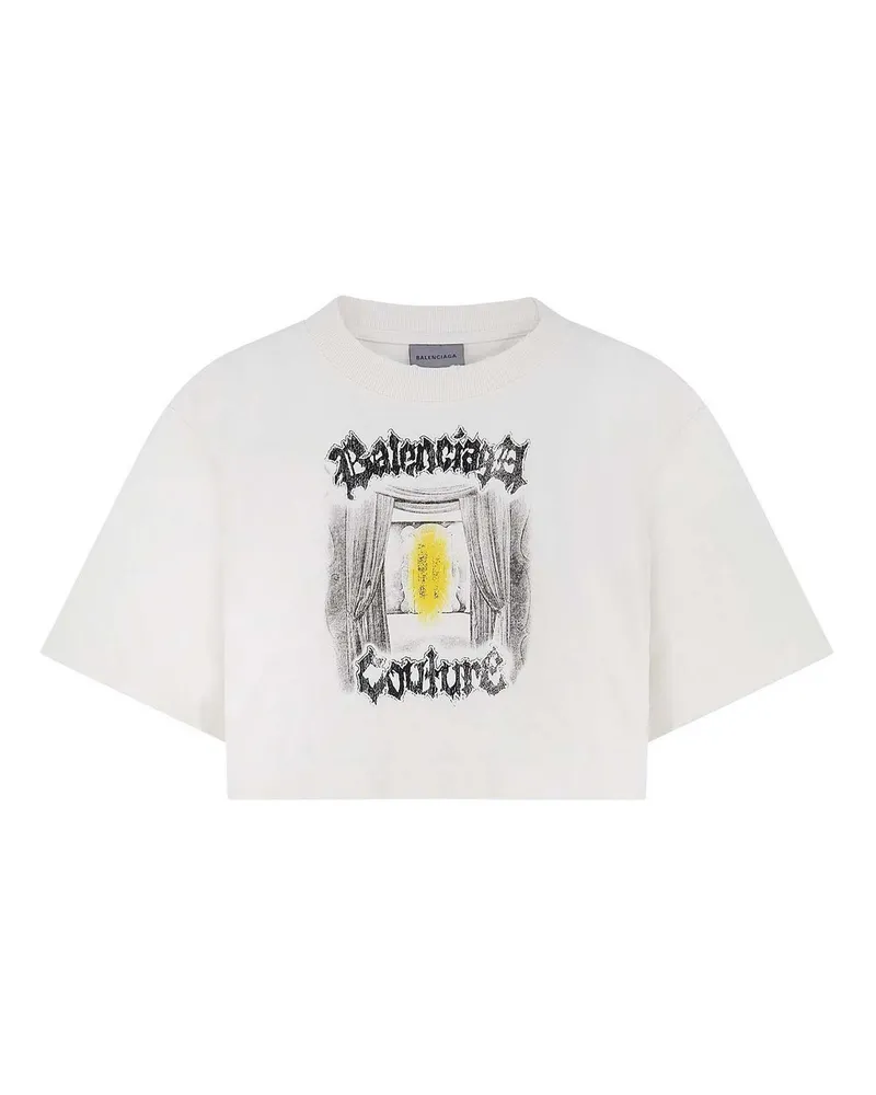 Balenciaga T-Shirt - Weiß Weiß