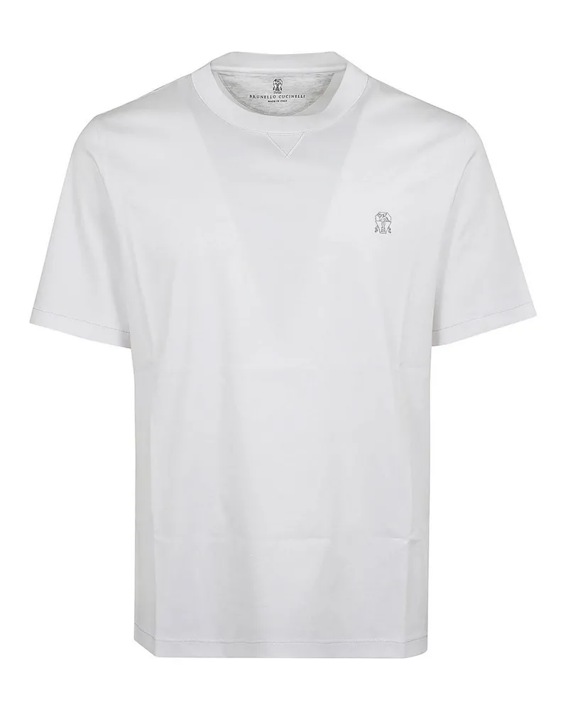 Brunello Cucinelli T-Shirt - Weiß Weiß