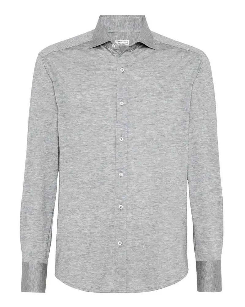 Brunello Cucinelli Hemd - Grau Grau