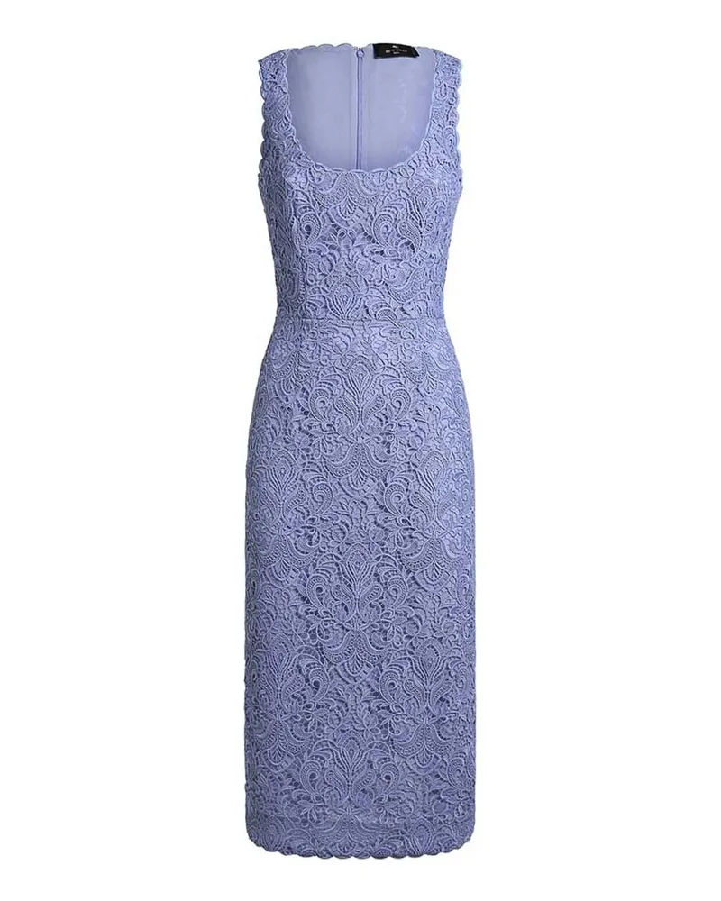 Etro Knielanges Kleid - Lila Lila