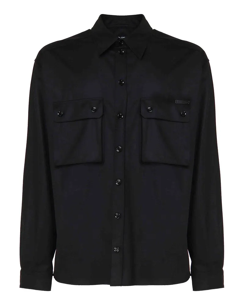 Dolce & Gabbana Hemd - Schwarz Schwarz