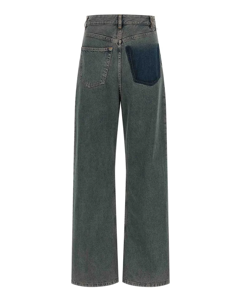 Maison Margiela Straight Leg Jeans - Grau Grau