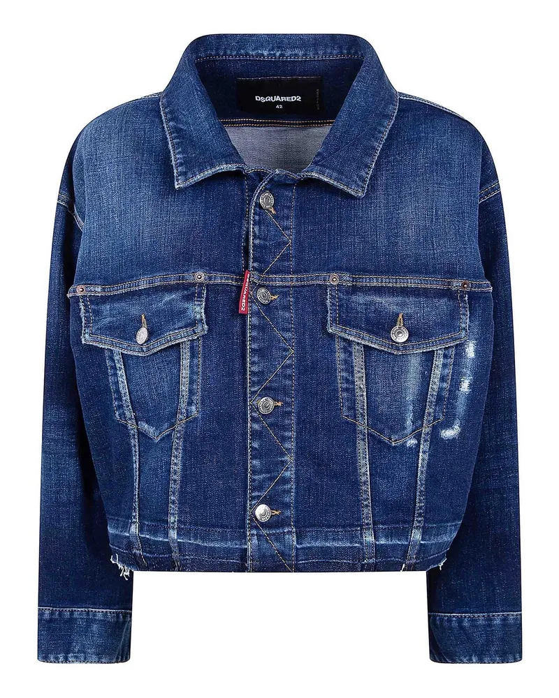 Dsquared2 Straight Leg Jeans - Blau Blau