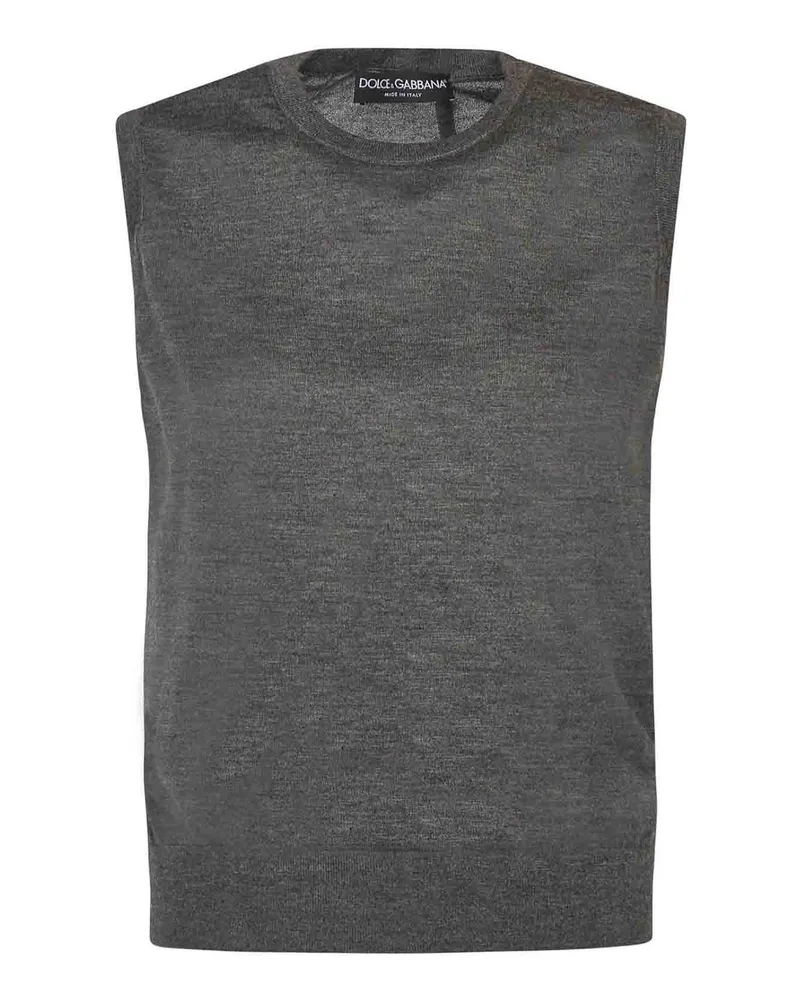 Dolce & Gabbana Rundhalspullover - Grau Grau
