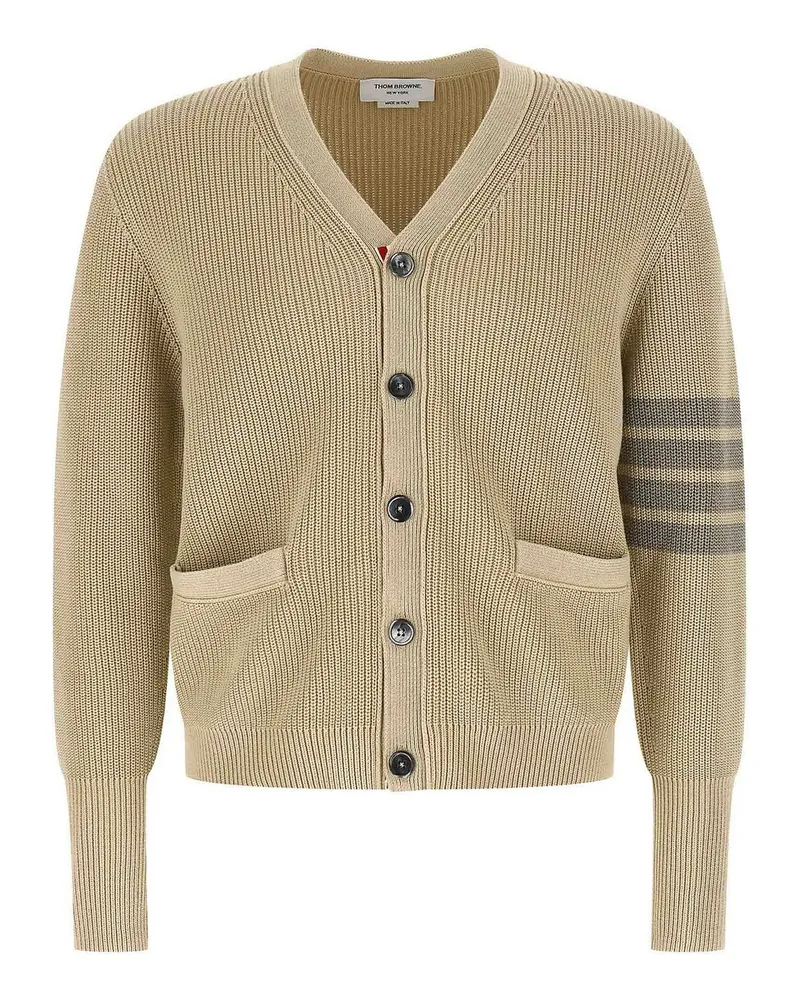 Thom Browne Cardigan - Beige Beige
