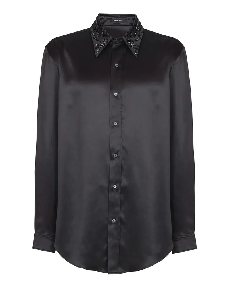 Balmain Hemd - Schwarz Schwarz