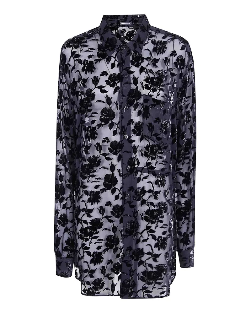 Ann Demeulemeester Hemd - Schwarz Schwarz