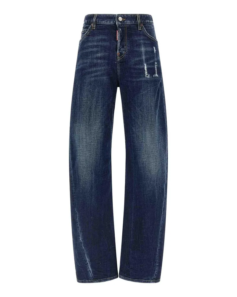 Dsquared2 Straight Leg Jeans - Blau Blau