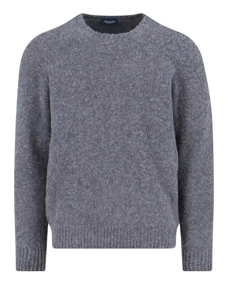 Drumohr  Rundhalspullover - Grau Grau