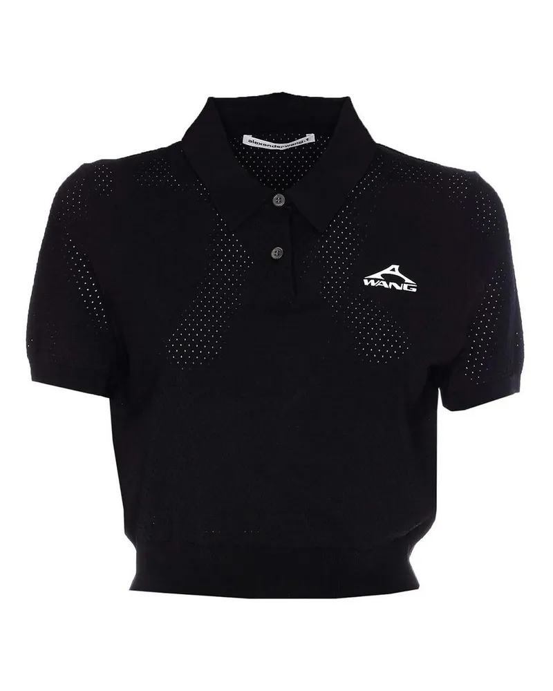 Alexander Wang Poloshirt - Schwarz Schwarz