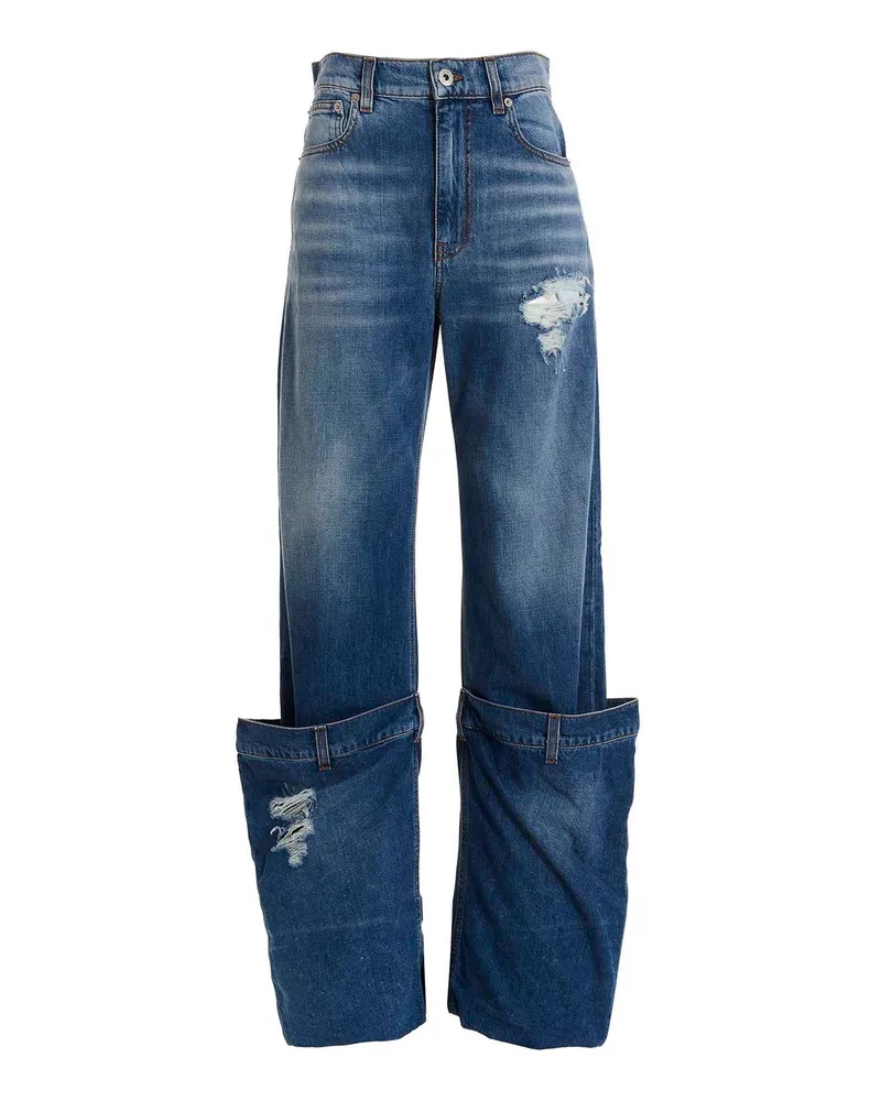 J.W.Anderson J. W. Anderson Straight Leg Jeans - Blau Blau
