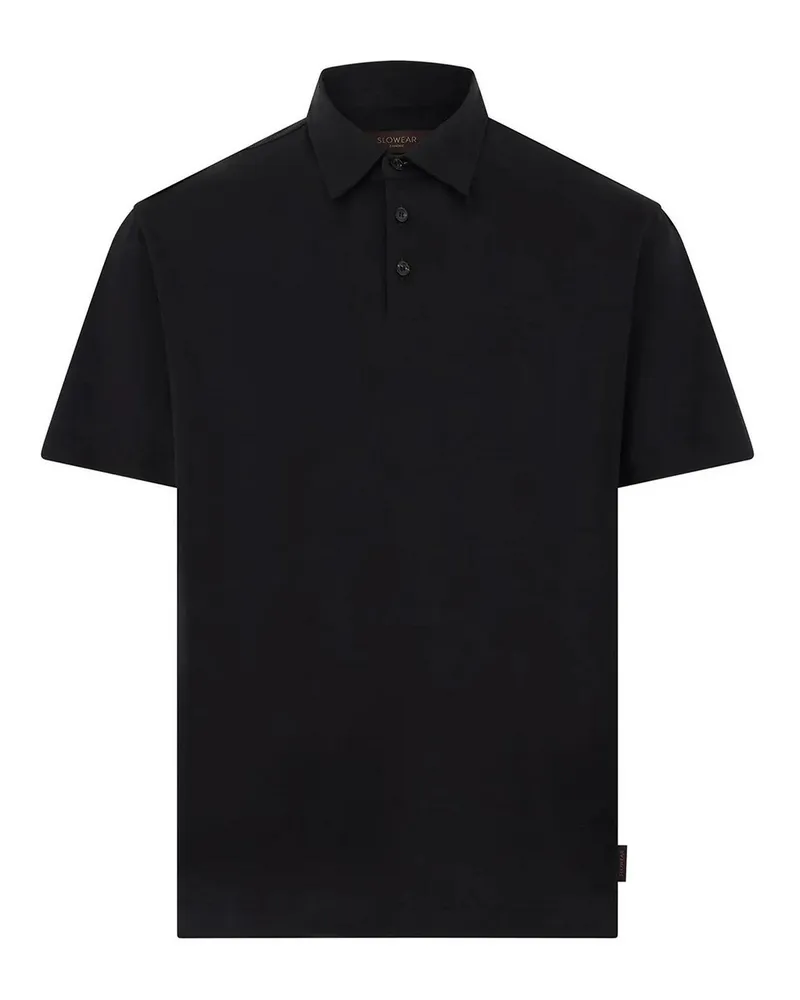Zanone Poloshirt - Schwarz Schwarz