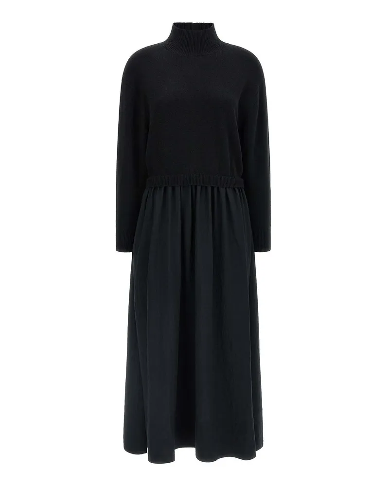 Ralph Lauren Knielanges Kleid - Schwarz Schwarz