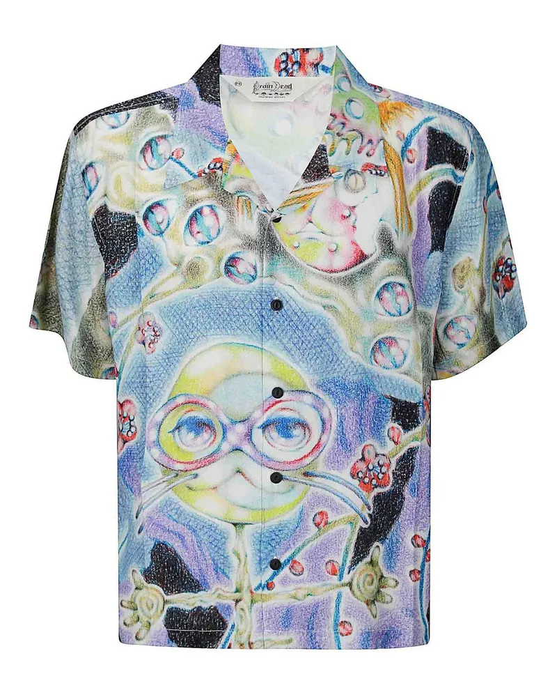 Brain Dead Hemd - Blau Blau