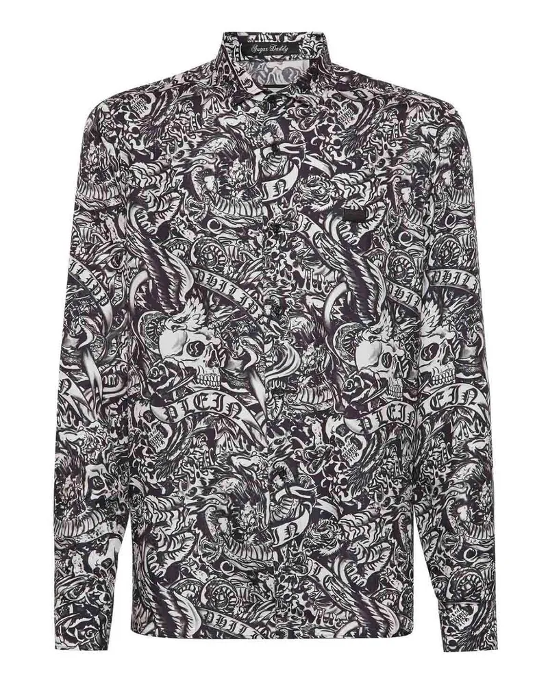 Philipp Plein Hemd - Schwarz Schwarz