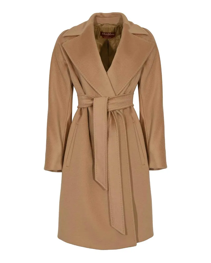 Max Mara Knielanger Mantel - Camel Camel