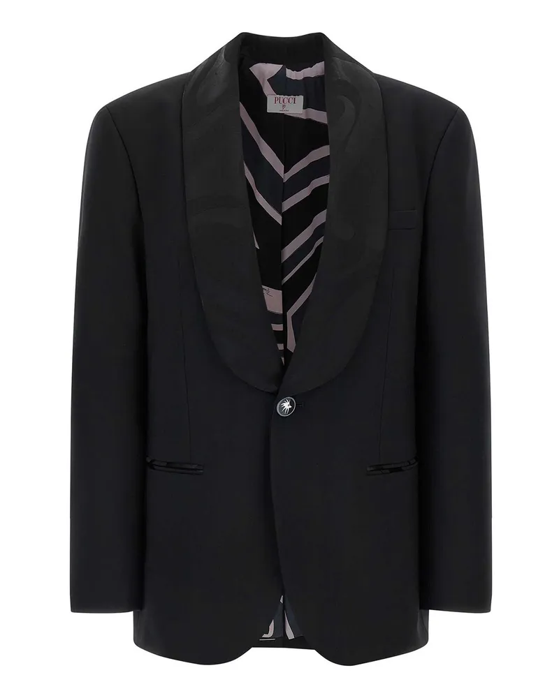 Emilio Pucci Blazer - Schwarz Schwarz