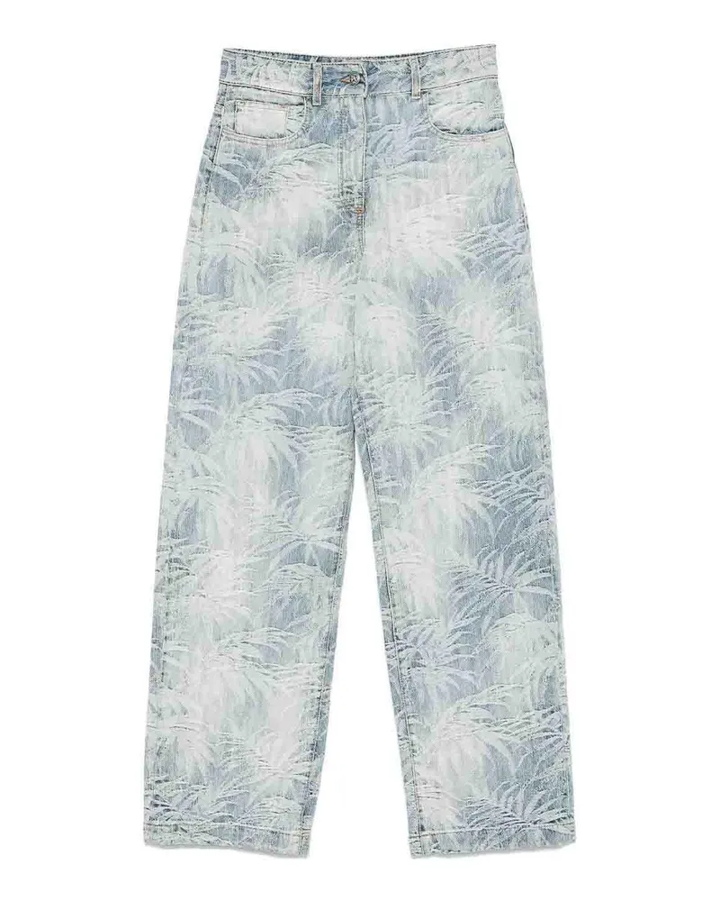 Palm Angels Bootcut Jeans - Blau Blau