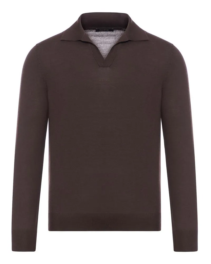 Gran Sasso Poloshirt - Braun Braun