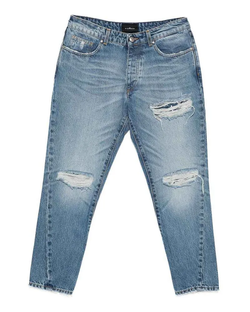 John Richmond Straight Leg Jeans - Blau Blau