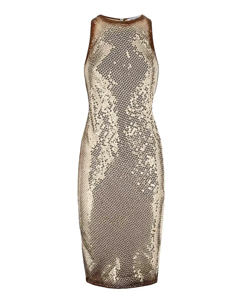 ATTICO Kurzes Kleid - Gold Gold