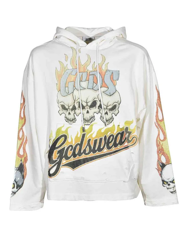 GCDS Rundhalspullover - Beige Beige