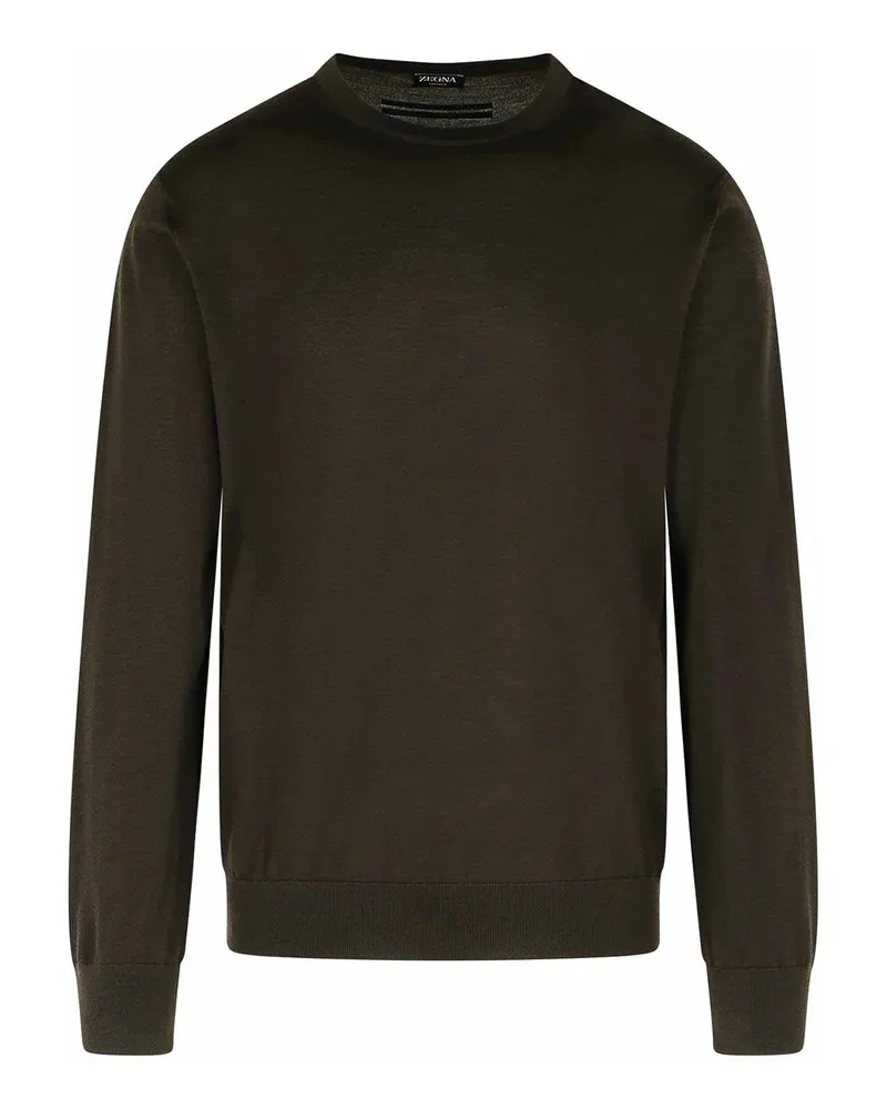 Ermenegildo Zegna Rundhalspullover - Braun Braun