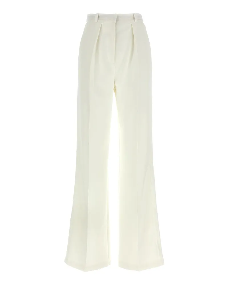 Elisabetta Franchi Formale Hose - Weiß Weiß