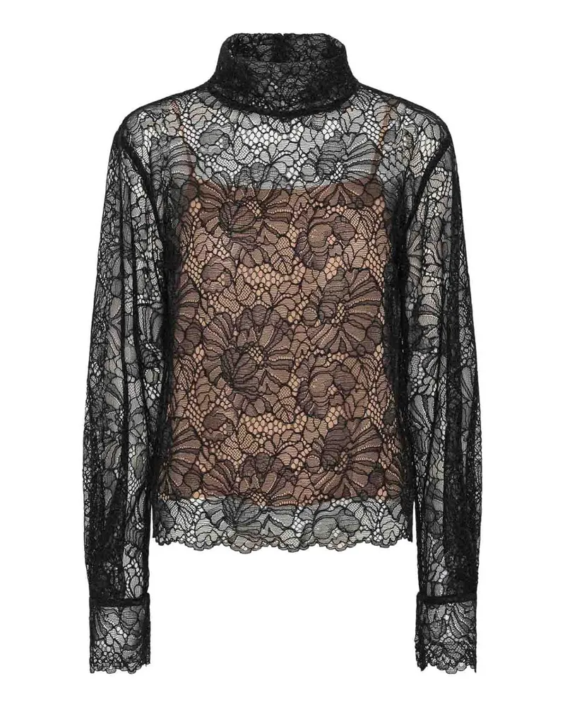 ROTATE Birger Christensen Bluse - Schwarz Schwarz