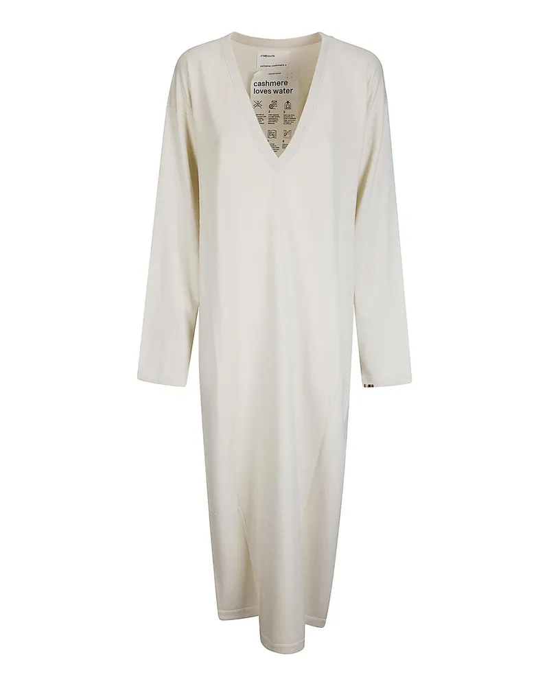 extreme cashmere Maxikleid - Weiß Weiß