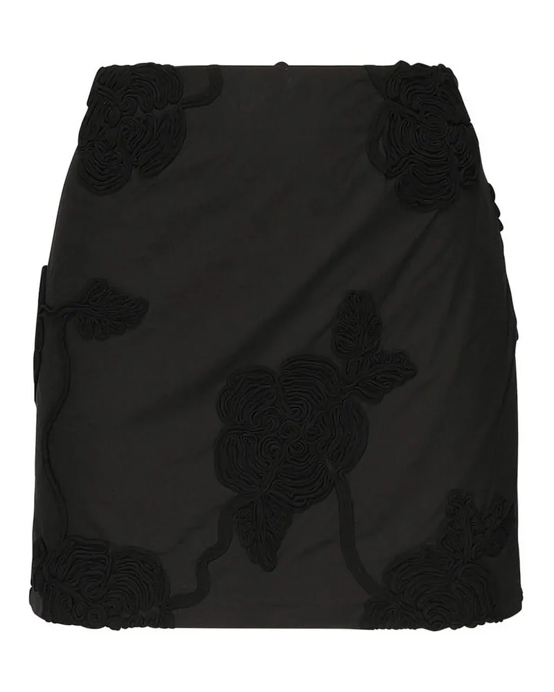 ROTATE Birger Christensen Minirock - Schwarz Schwarz