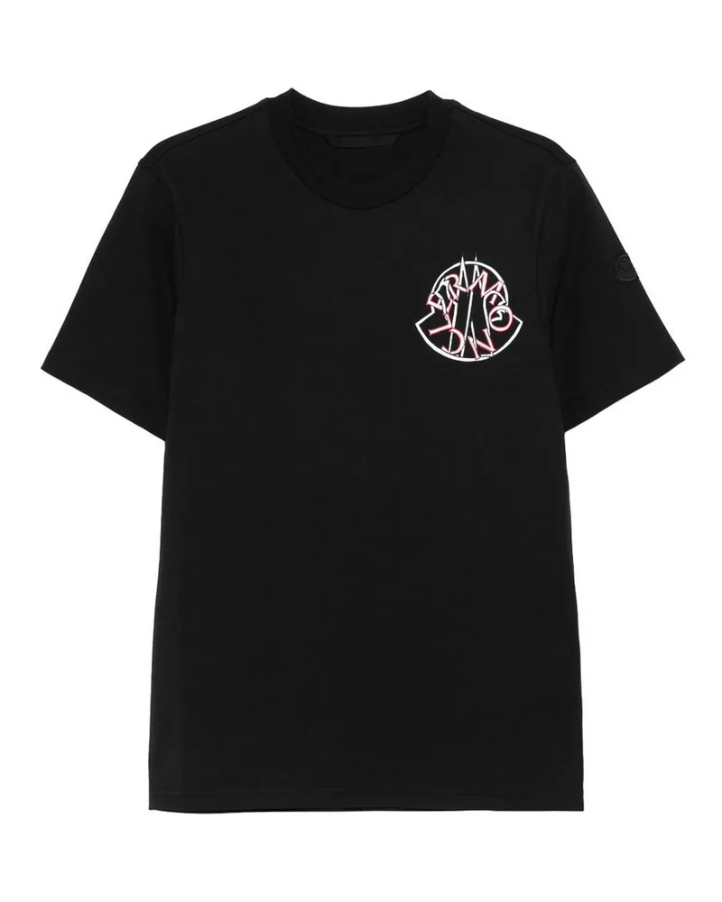 Moncler T-Shirt - Schwarz Schwarz