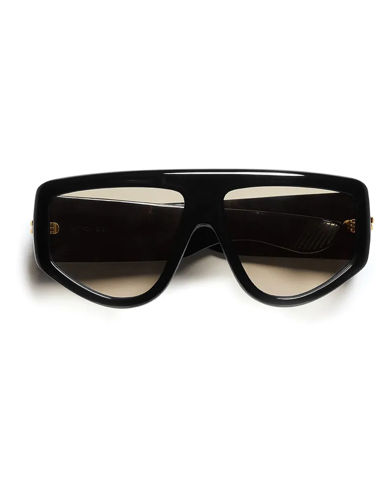 Bottega Veneta Sonnenbrille - Schwarz Schwarz