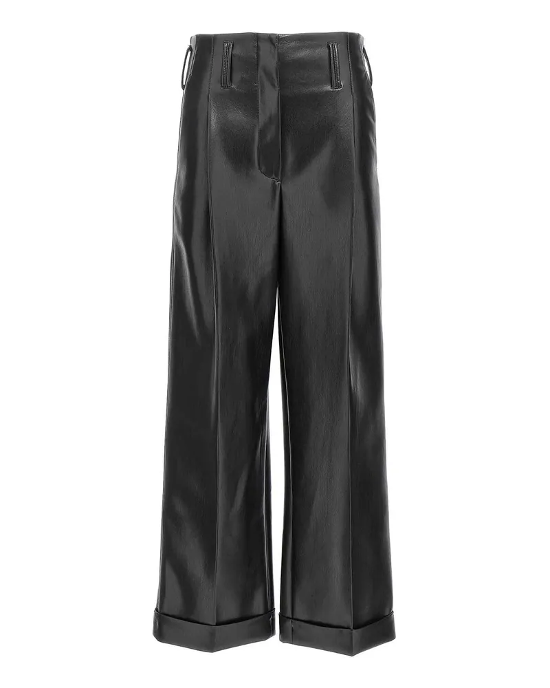 Philosophy Di Lorenzo Serafini Lederhose - Schwarz Schwarz