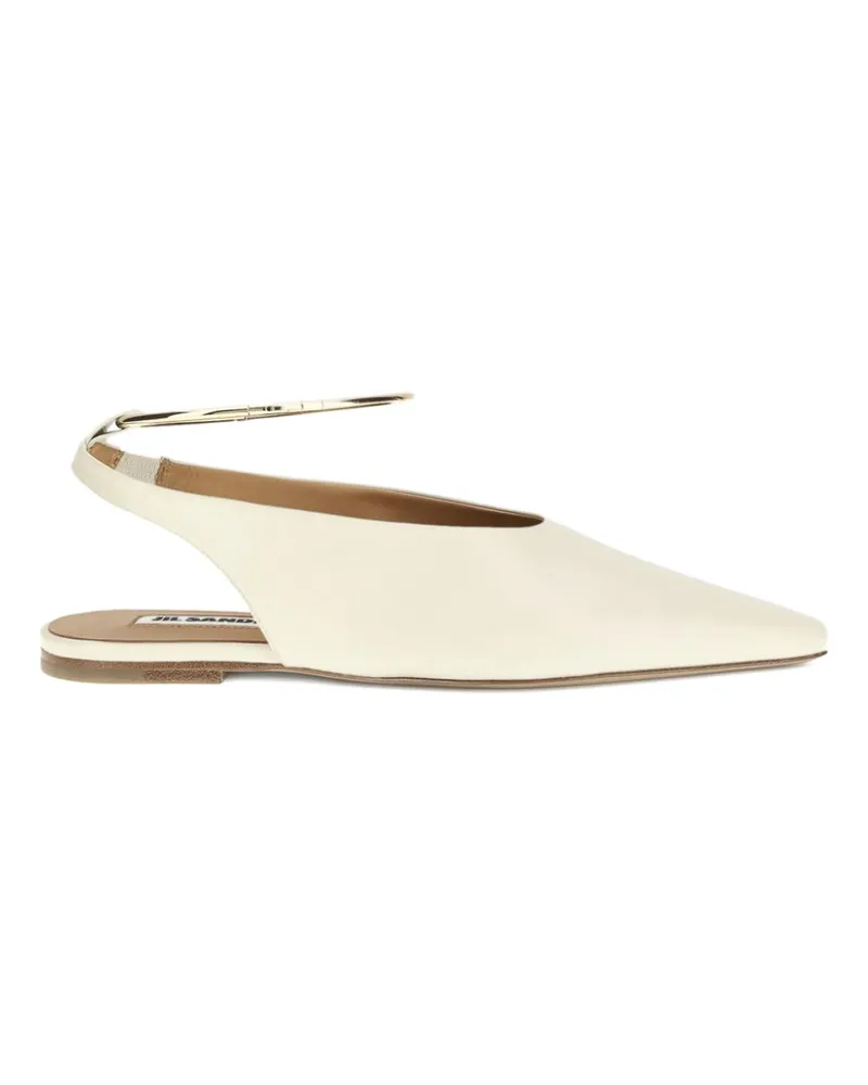 Jil Sander Ballerinas - Weiß Weiß