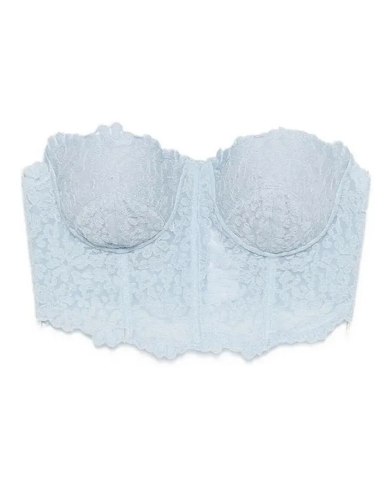 Ermanno Scervino Top - Weiß Hellblau