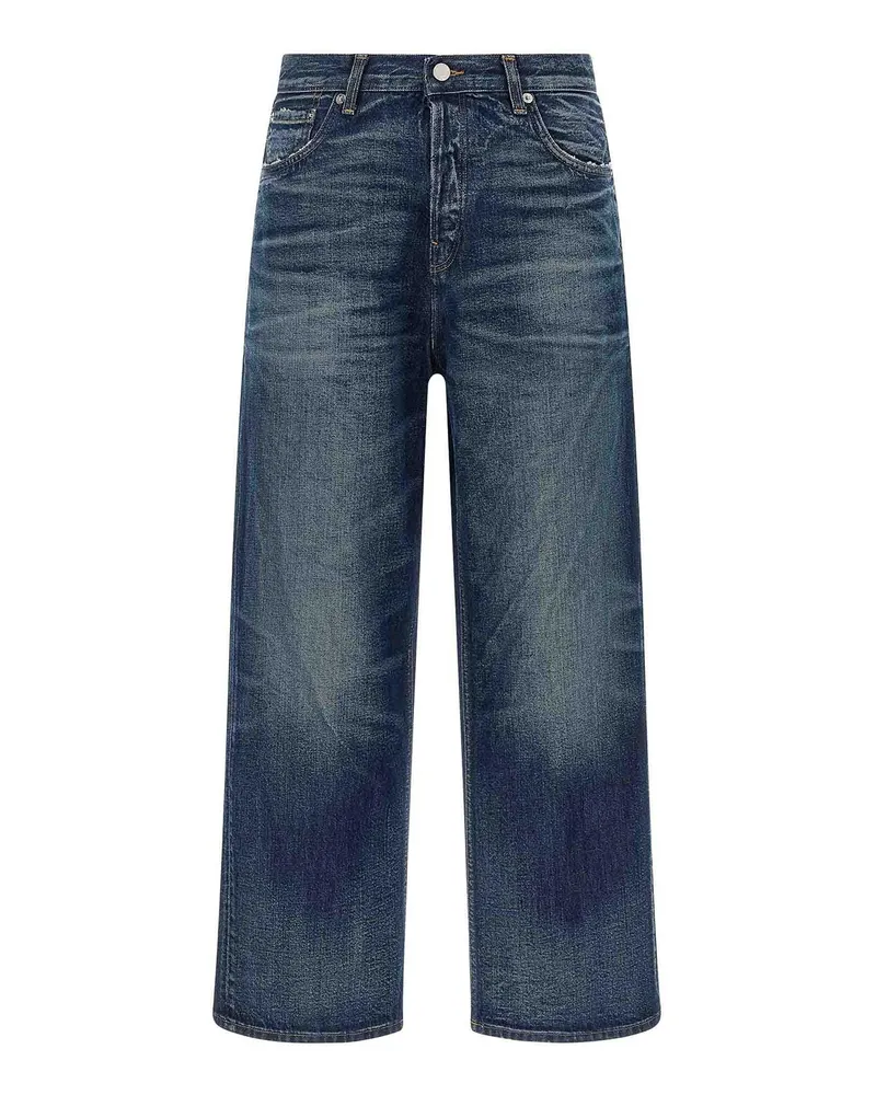 Haikure Straight Leg Jeans - Blau Blau