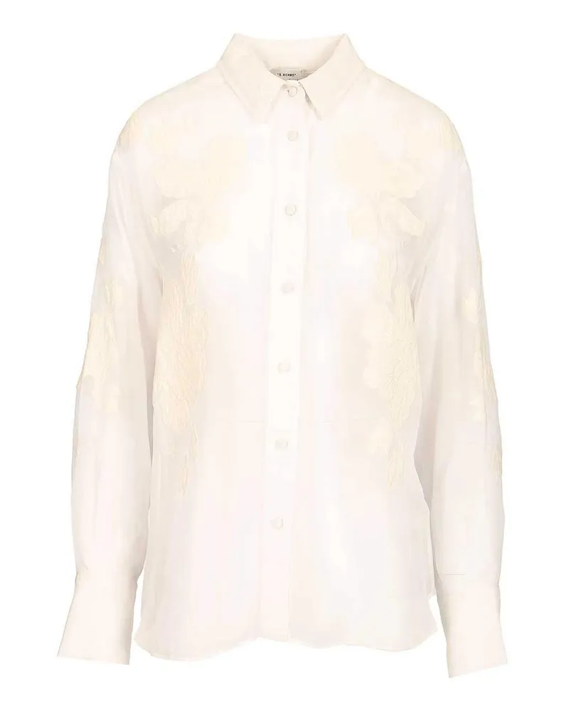 forte_forte Hemd - Weiß Weiß