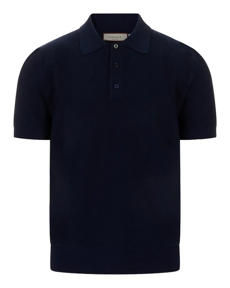Canali Poloshirt - Blau Blau